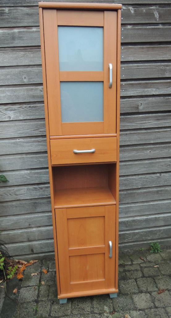 Smalle Kast Keuken/Badkamerkast/Schoenenkast, Huis en Inrichting, Badkamer | Badkamermeubels, Gebruikt, (Half)hoge kast, 150 tot 200 cm