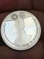 Zilveren 10 euro huwelijk Maxima en Willem-Alexander 2002, Ophalen of Verzenden, Koningin Beatrix, Euro's