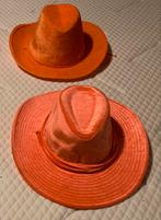 Oranje hoeden, Kleding | Dames, Hoeden en Petten, One size fits all, Ophalen of Verzenden, Zo goed als nieuw