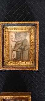 2 oude schilderijtjes, Antiek en Kunst, Ophalen of Verzenden