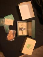 36 mm mef eta ll automatisch uurwerk, Ophalen, Zo goed als nieuw, Staal, Overige merken