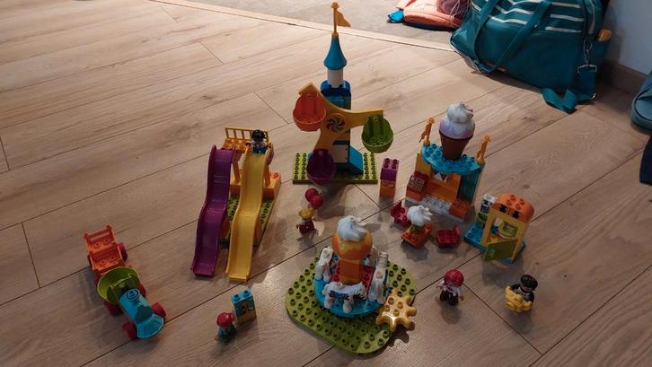 Duplo Grote Kermis (10840) - Complete Set!, Kinderen en Baby's, Speelgoed | Duplo en Lego, Zo goed als nieuw, Duplo, Complete set