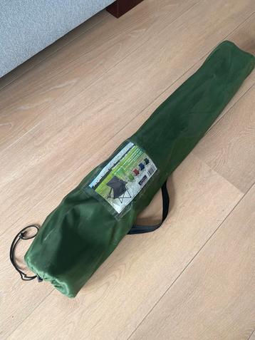Opvouwbare Campingstoel Groen met Bekerhouder beschikbaar voor biedingen