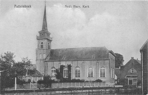 (701-049-017) Puttershoek Ned Herv Kerk, Verzamelen, Ansichtkaarten | Nederland, Zuid-Holland, Verzenden