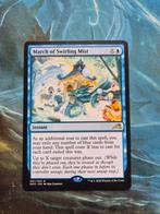 March of Swirling Mist - Kamigawa Neon Dynasty, Ophalen of Verzenden, Zo goed als nieuw, Losse kaart