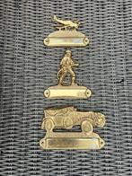 Koperen naambordjes., Ophalen of Verzenden