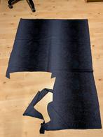 Lap grijs/blauw 100% wollen vilt 85x100  stuk, Gebruikt, Wol, 30 tot 120 cm, 30 tot 200 cm