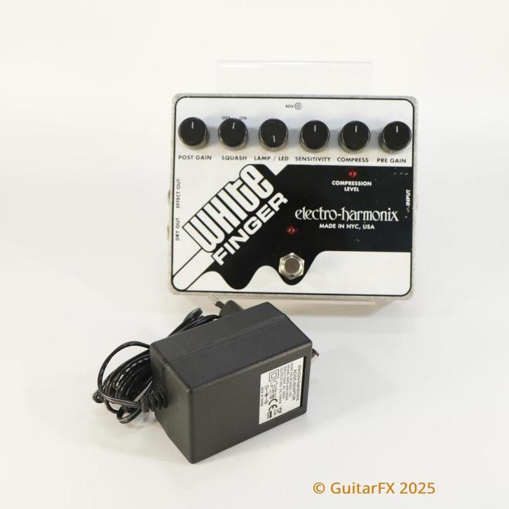 Electro-Harmonix White Finger XO Compressor (with 40V EU Plu, Muziek en Instrumenten, Effecten, Compressor, Ophalen of Verzenden