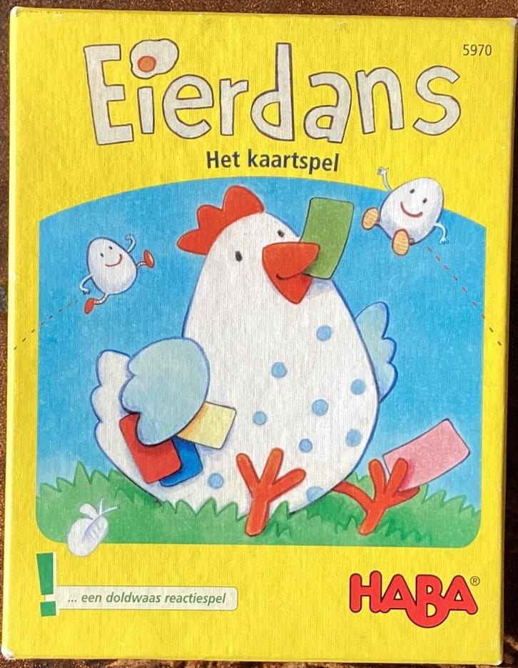 HABA – Eierdans kaartspel, Hobby en Vrije tijd, Gezelschapsspellen | Kaartspellen, Zo goed als nieuw, Ophalen of Verzenden