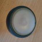 Vintage plafonniere, plafondlamp, Huis en Inrichting, Lampen | Plafondlampen, Ophalen, Zo goed als nieuw, Glas, Retro, Vintage