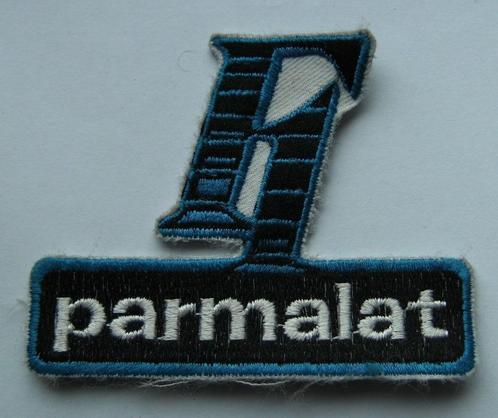 F1 parmalat patch badge opnaai embleem vintage, Verzamelen, Automerken, Motoren en Formule 1, Nieuw, Formule 1, Ophalen of Verzenden