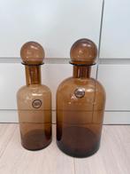 2 glazen potten | By boo |, Antiek en Kunst, Antiek | Glas en Kristal, Ophalen of Verzenden