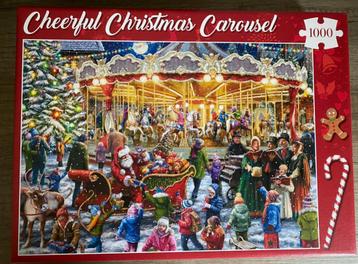 Kerst carousel puzzel 1000 stukjes beschikbaar voor biedingen