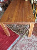 teak tafel - tafel - teak, Ophalen, Gebruikt, Teakhout, 50 tot 100 cm