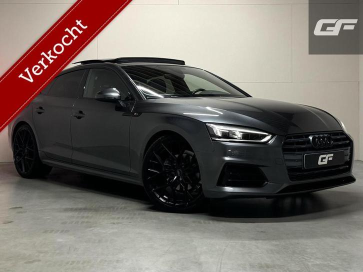 Audi A5 Sportback 40 TFSI S-line Black Edition Pano Virtual, Auto's, Audi, Bedrijf, Te koop, A5, ABS, Achteruitrijcamera, Airbags