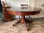 Antieke Mahonie Uitschuifbare Eettafel, Antiek en Kunst, Ophalen