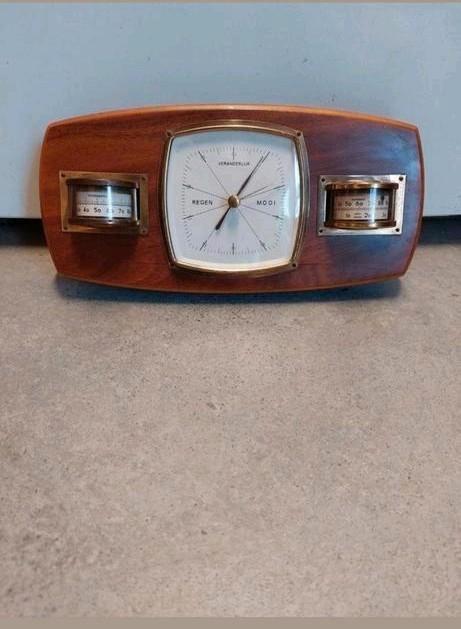 vintage retro  barometer  weerstation, Verzamelen, Retro, Huis en Inrichting, Ophalen of Verzenden