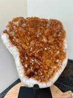 Top stuk - Citrien / Gebrande Amethist - 15.7 kg, Verzamelen, Mineralen en Fossielen, Ophalen, Mineraal