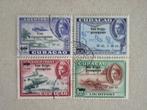 BL  Curacao LP 41-LP44, Postzegels en Munten, Postzegels | Nederlandse Antillen en Aruba, Verzenden, Gestempeld