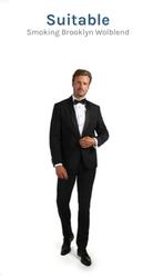 Brooklyn Smoking Maat 46, Kleding | Heren, Kostuums en Colberts, Ophalen of Verzenden, Zo goed als nieuw, Maat 46 (S) of kleiner