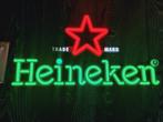 Heineken lichtreclame, Verzamelen, Biermerken, Ophalen of Verzenden, Zo goed als nieuw, Reclamebord, Plaat of Schild, Heineken