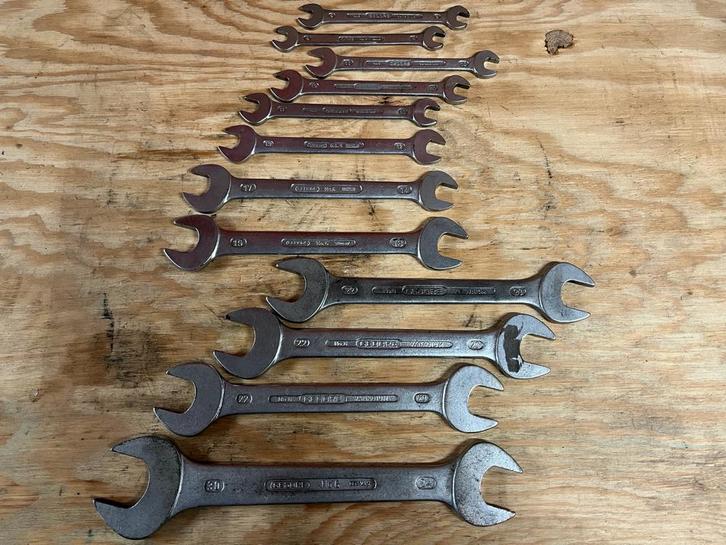 Gedore No. 6 steeksleutels, Auto diversen, Autogereedschap, Gebruikt, Ophalen of Verzenden