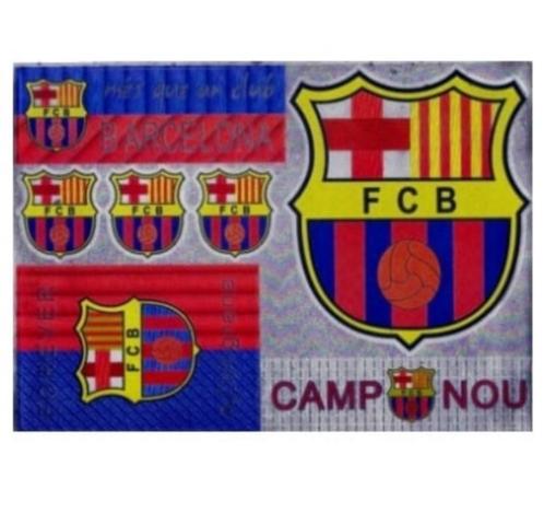 Barcelona stickervel A4, Sport en Fitness, Voetbal, Nieuw, Ophalen of Verzenden