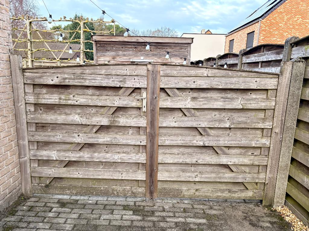 Houten poort, Ophalen, Gebruikt, 150 tot 200 cm, Hout