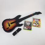Guitar hero 5 + World tour  Xbox 360 + Gitaar || Nu € 69.99, Vanaf 12 jaar, Gebruikt, Ophalen of Verzenden, Muziek