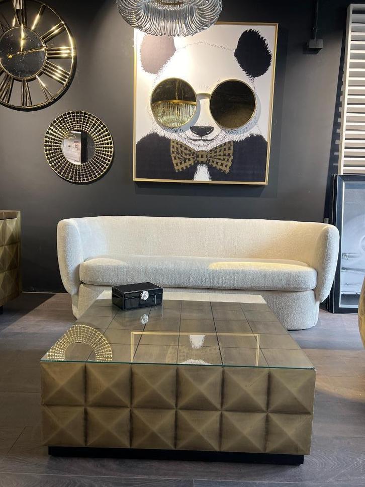 Richmond interiors Salontafel Collada, Huis en Inrichting, Tafels | Salontafels, Zo goed als nieuw, Minder dan 50 cm, 50 tot 100 cm