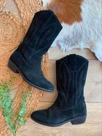 Mustang suede leren cowboylaarzen 37 western boots laarzen, Hoge laarzen, -, Zwart, -