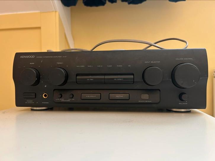 Kenwood a47 versterker (defect, zie omschrijving), Audio, Tv en Foto, Versterkers en Receivers, Niet werkend, Stereo, Minder dan 60 watt