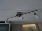 plafondspot, '3 lampen'., Ophalen of Verzenden, Gebruikt, Metaal of Aluminium, Plafondspot of Wandspot