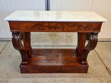 Trumeau, Wandtafel, Tafel, Mahonie, Empire, 1810-1820 beschikbaar voor biedingen