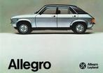 Folder Austin Allegro (ca.1978), Boeken, Auto's | Folders en Tijdschriften, Gelezen, Overige merken, Verzenden