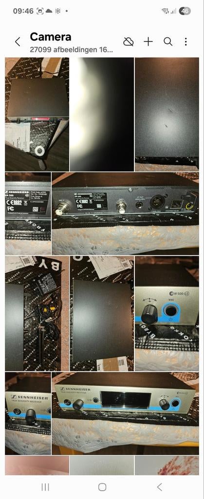 Sennheiser draadloos microfoons, Muziek en Instrumenten, Microfoons, Ophalen of Verzenden, Zo goed als nieuw, Zangmicrofoon, Draadloos