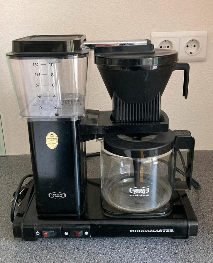 Technivorm Moccamaster, originele koffiemachine, Witgoed en Apparatuur, Koffiezetapparaten, Zo goed als nieuw, Koffiemachine, Ophalen of Verzenden