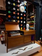 Vintage lp platenspeler kast wandkast mid century dressoir, Huis en Inrichting, Ophalen, Gebruikt, Met deur(en), N.v.t.