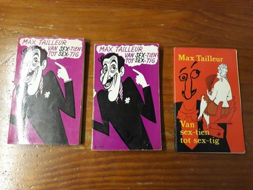 3x Van sex-tien tot sex-tig van max tailleur, Boeken, Humor, Zo goed als nieuw, Moppen, Ophalen of Verzenden