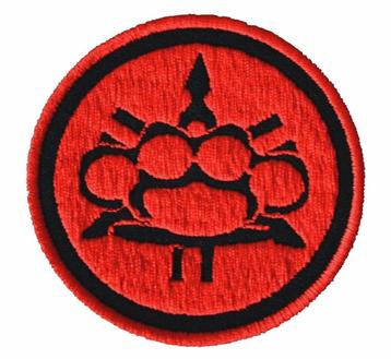 Patch Yamaha logo boksijzer - Rood - 70 x 70 mm beschikbaar voor biedingen