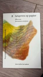 F. Teunissen - Lesgeven op papier, Ophalen of Verzenden, Nieuw, F. Teunissen