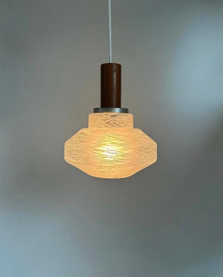 Vintage Scandinavische design hanglamp | jaren 60, Huis en Inrichting, Lampen | Hanglampen, Zo goed als nieuw, Minder dan 50 cm