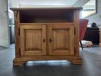 Blank massief eiken, tv kast en salontafel, Minder dan 100 cm, 25 tot 50 cm, Gebruikt, Ophalen