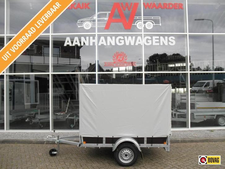 Rova enkelas 225x131x150cm huif ongeremd, Auto diversen, Aanhangers en Bagagewagens, Nieuw