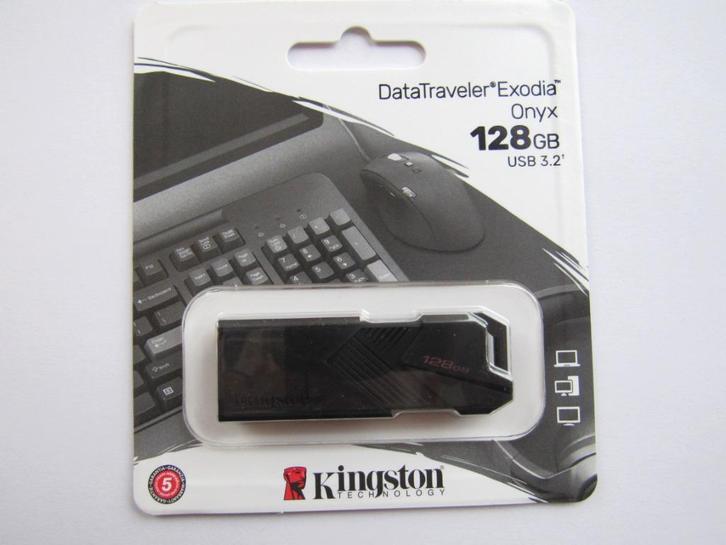 Kingston USB 3.2 stick 128GB nieuw, Computers en Software, USB Sticks, Nieuw, 128 GB, Ophalen of Verzenden