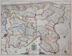 Noord Holland Blaeu Oude Gravure Kaart 1660, Antiek en Kunst, Kunst | Etsen en Gravures, Ophalen of Verzenden