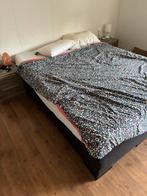 Tweepersoonsbed - Comfortabel en Stijlvol!, Huis en Inrichting, Ophalen, Gebruikt, Zwart, Tweepersoons