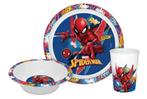 Spiderman Kinderservies met Beker - Magnetron, Kinderen en Baby's, Nieuw, Ophalen of Verzenden