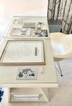 Bureau IKEA GRUVAN x VIKA FAGERLID met glazen display, Ophalen, Gebruikt, Bureau