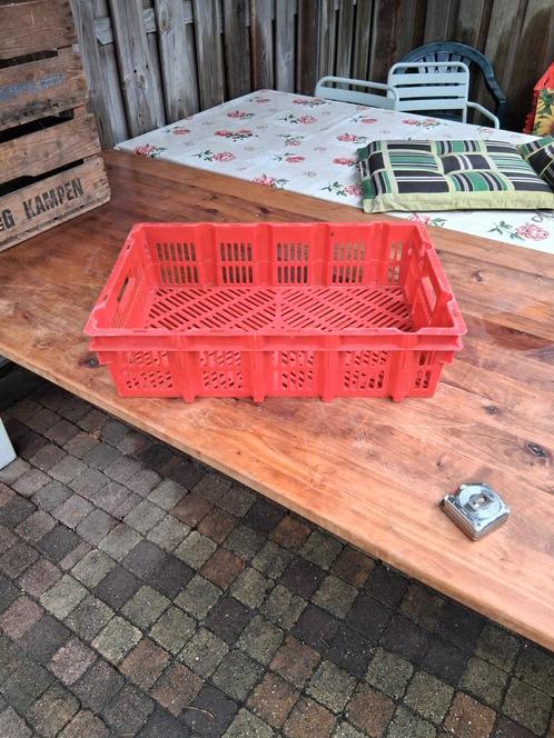10 stuks Stapelbare nestbare kratten - 60x40x14 cm, Doe-het-zelf en Verbouw, Kratten en Dozen, Gebruikt, Krat, Minder dan 35 cm